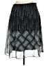 East5th 100% Polyester Argyle Silver Formal Skirt Size 14 - photo 1