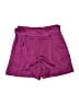 Express 100% Polyester Solid Purple Shorts Size 0 - photo 1