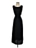 Casual Corner 100% Polyester Solid Black Casual Dress Size 4 - photo 1
