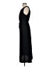 Casual Corner 100% Polyester Solid Black Casual Dress Size 4 - photo 5