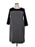 Gap Color Block Gray Casual Dress Size 20 - photo 1