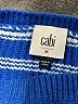 CAbi Stripes Blue Pullover Sweater Size M - photo 6