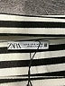 Zara Stripes Black Casual Dress Size S - photo 7