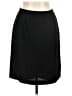 Casual Corner 100% Wool Solid Black Wool Skirt Size 12 - photo 1