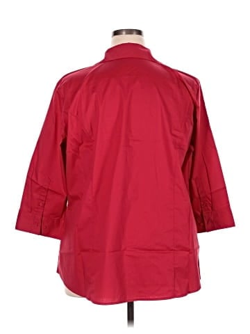 Riders by Lee 3/4 Sleeve Button-Down Shirt (view 2)