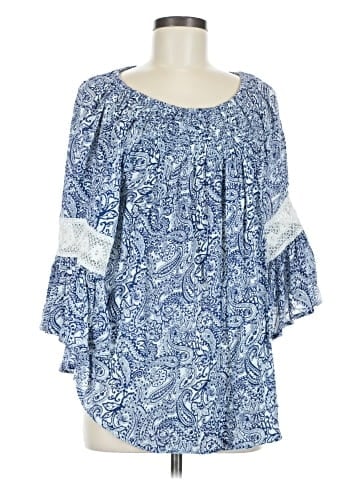 Studio West 3/4 Sleeve Blouse (view 1)