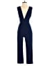 by the way. 100% Polyester Solid Blue Jumpsuit Size S - photo 1