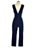 by the way. 100% Polyester Solid Blue Jumpsuit Size S - photo 2