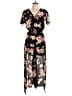 Mi ami Floral Black Jumpsuit Size L - photo 1