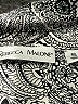 Rebecca Malone Paisley Gray Long Sleeve Blouse Size S - photo 7