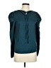 Unbranded 100% Polyester Teal Long Sleeve Blouse Size S - photo 1