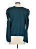 Unbranded 100% Polyester Teal Long Sleeve Blouse Size S - photo 2