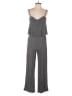 Elevenses 100% Viscose Chevron-herringbone Gray Jumpsuit Size S - photo 1