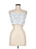 Shein Blue Ivory Sleeveless Blouse Size 8 - 10 - photo 1