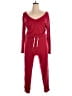 Albion Solid Burgundy Red Jumpsuit Size XL - photo 1