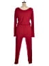 Albion Solid Burgundy Red Jumpsuit Size XL - photo 2