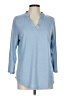 Unbranded Blue 3/4 Sleeve Top Size L - photo 1