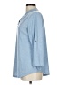 Unbranded Blue 3/4 Sleeve Top Size L - photo 5