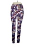 Lularoe Print Purple Leggings Size 1X (Tall & Curvy) - photo 2