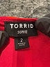 Torrid 100% Polyester Red Sleeveless Blouse Size 2X Plus (2) - photo 7