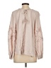 Lovestitch Tan Long Sleeve Blouse Size S - photo 2
