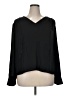 Worthington 100% Polyester Black Long Sleeve Blouse Size XL - photo 1