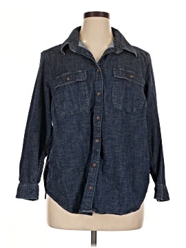 Lands' End Long Sleeve Button Down Shirt