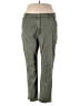 Paige Solid Green Casual Pants Size 32 waist - photo 1