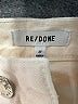RE/DONE 100% Cotton Ivory Denim Shorts Size 27 waist - photo 3