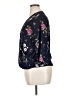 Moa Moa 100% Polyester Floral Black 3/4 Sleeve Blouse Size XL - photo 5