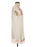 Esley 100% Rayon Ivory Short Sleeve Top Size S - photo 4