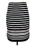 Max Studio Stripes Black Casual Skirt Size XS - photo 1