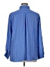 Pleione 100% Polyester Stripes Blue Long Sleeve Blouse Size XL - photo 2