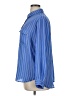 Pleione 100% Polyester Stripes Blue Long Sleeve Blouse Size XL - photo 5