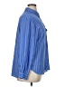 Pleione 100% Polyester Stripes Blue Long Sleeve Blouse Size XL - photo 4