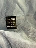 Shein 100% Polyester Color Block Blue Long Sleeve Blouse Size 4 - photo 7