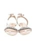 Badgley Mischka Silver Tan Sandals Size 5 - photo 2