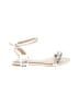 Badgley Mischka Silver Tan Sandals Size 5 - photo 1