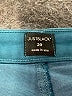 Just Black Color Block Teal Jeans Size 29 waist - photo 7