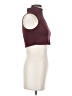 Zara Burgundy Sleeveless Top Size S - photo 4