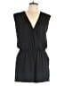 Banana Republic 100% Polyester Solid Black Romper Size 10 - photo 1