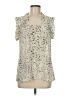 Converse One Star 100% Polyester Ivory Sleeveless Blouse Size M - photo 1