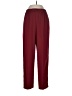 Maggie Sweet 100% Polyester Solid Burgundy Casual Pants Size L - photo 1