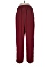 Maggie Sweet 100% Polyester Solid Burgundy Casual Pants Size L - photo 2