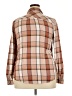 Universal Thread Plaid Tan Long Sleeve Button-Down Shirt Size XXL - photo 2