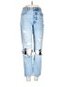FRAME Graphic Blue Jeans Size 25 waist - photo 1