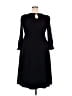 Nordstrom Rack 100% Polyester Solid Black Casual Dress Size 5X - photo 2