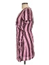 Leith 100% Rayon Stripes Pink Casual Dress Size L - photo 5