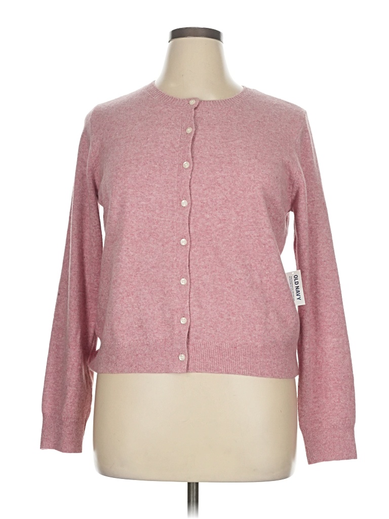 Pre-owned Old Navy Cardigan Sweater In Pink