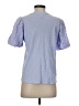Design History Blue Short Sleeve Top Size 5 - photo 2